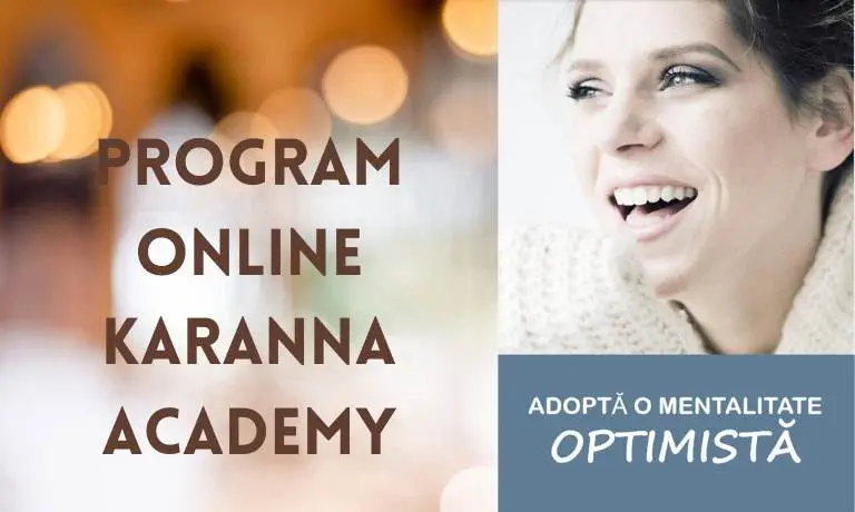 ADOPTĂ O MENTALITATE OPTIMISTĂ - PROGRAM ONLINE