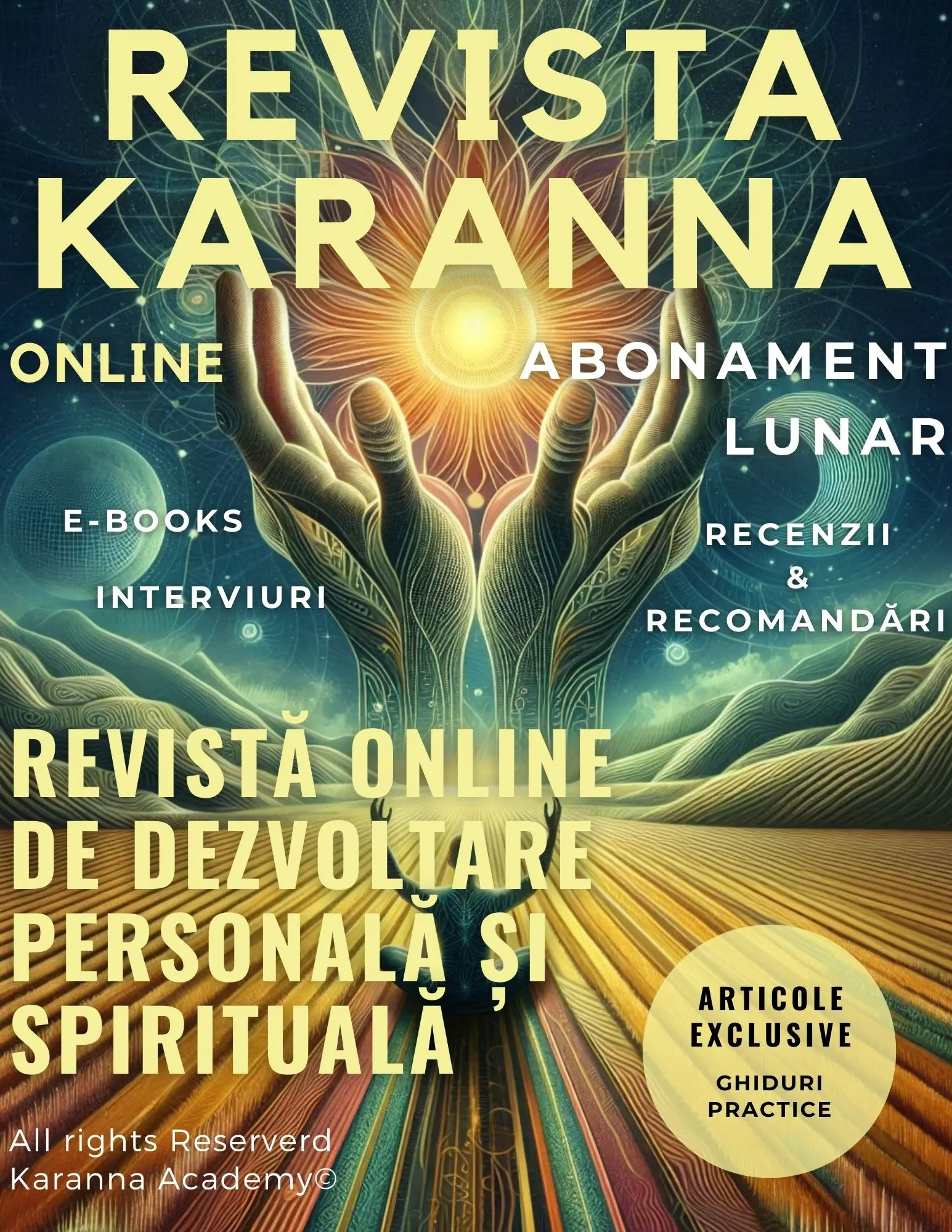 Abonament Revista Karanna © - Revistă Online De Dezvoltare Personală Și Spirituală Revista Karanna Nr 1 Anul I - Revista Online